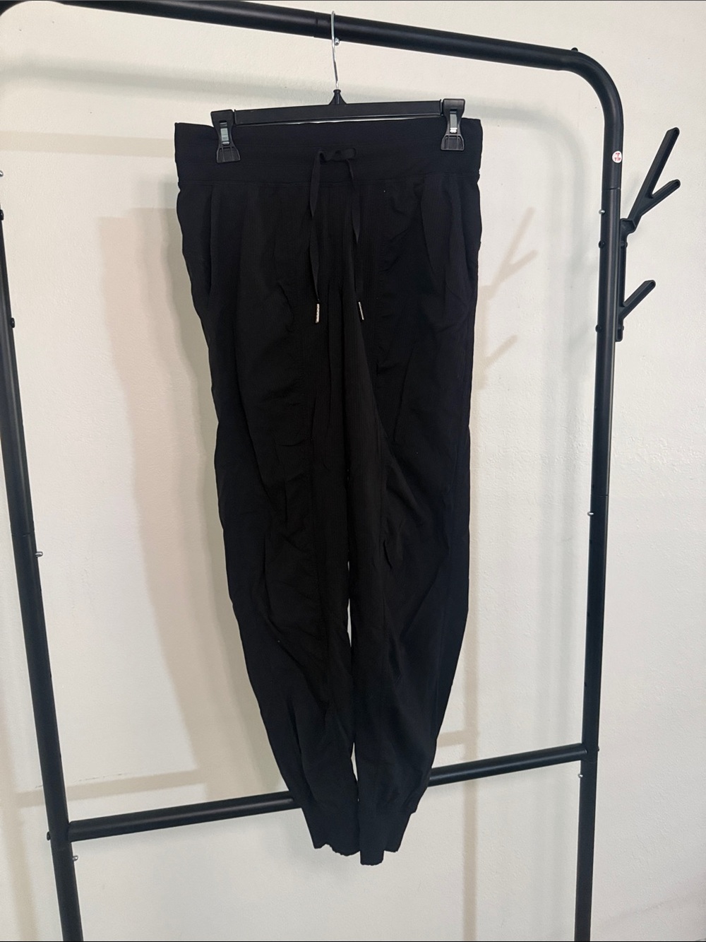 lululemon athletica Black Drawcord Jogger Pants